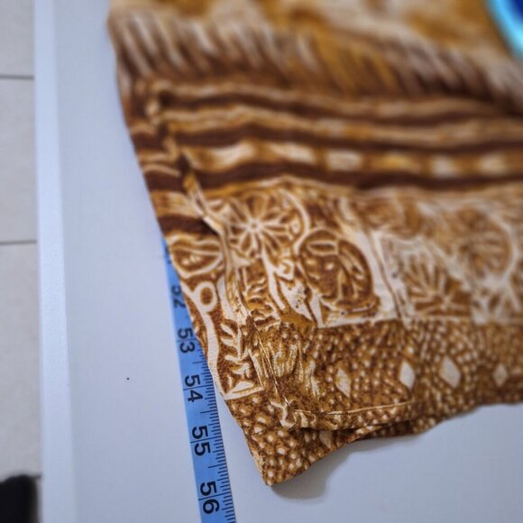 Avenue Womens Boho Floral Print Dress Size 16 Tall Retro Hawaii Tropical - Picture 9 of 11